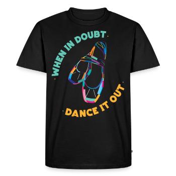 Ballet Dancer Dance Girl Ballerina - Men's Premium Organic T-Shirt - black - Front - Nico (187cm)