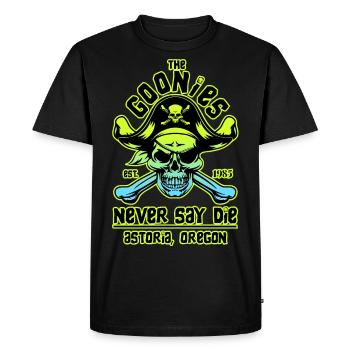 THE GOONIES 7 - T-shirt Premium bio Homme - noir - Devant - Nico (187cm)