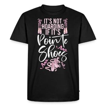 Ballet Danseuse Danse Ballerine - T-shirt Premium bio Homme - noir - Devant - Nico (187cm)