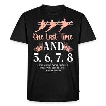 Ballet Danseuse Danse Ballerine - T-shirt Premium bio Homme - noir - Devant - Nico (187cm)