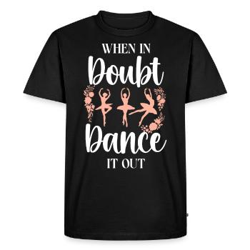 Ballet Dancer Dance Girl Ballerina - Men's Premium Organic T-Shirt - black - Front - Nico (187cm)