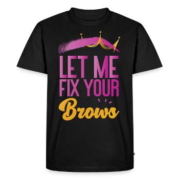 Esthéticienne Esthéticienne Soins de la Peau - T-shirt Premium bio Homme - noir - Devant - Nico (187cm)