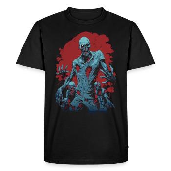 Zombie Apocalypse: Halloween Horde of the Undead - T-shirt Premium bio Homme - noir - Devant - Nico (187cm)