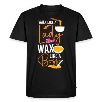Soins de la peau esthéticienne mignonne - T-shirt Premium bio Homme - noir - Devant - Nico (187cm)