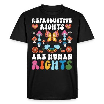 Feminist Reproductive Rights Are - Men's Premium Organic T-Shirt - black - Front - Nico (187cm)