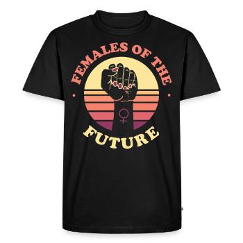 Femmes rétro féministes du - T-shirt Premium bio Homme - noir - Devant - Nico (187cm)