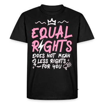 Feminist Equal Rights For Others - Men's Premium Organic T-Shirt - black - Front - Nico (187cm)