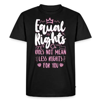 Feminist Equal Rights For Others - Men's Premium Organic T-Shirt - black - Front - Nico (187cm)