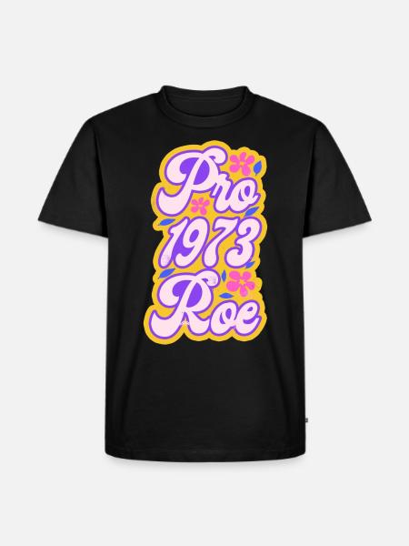 Feminist Pro 1973 Roe - Men's Premium Organic T-Shirt - black