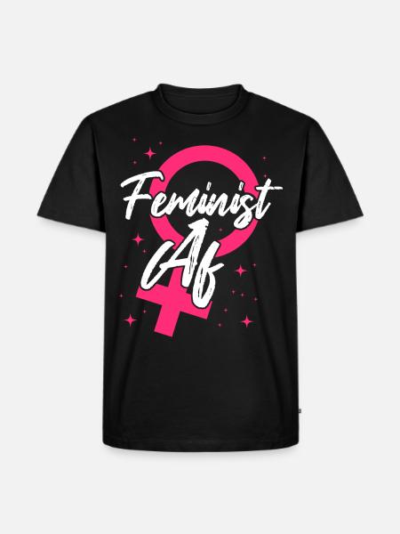 Feminist Feminist Af - Men's Premium Organic T-Shirt - black