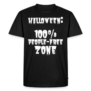 Cynical Halloween Saying: Anti-Social Cynics - Men's Premium Organic T-Shirt - black - Front - Nico (187cm)