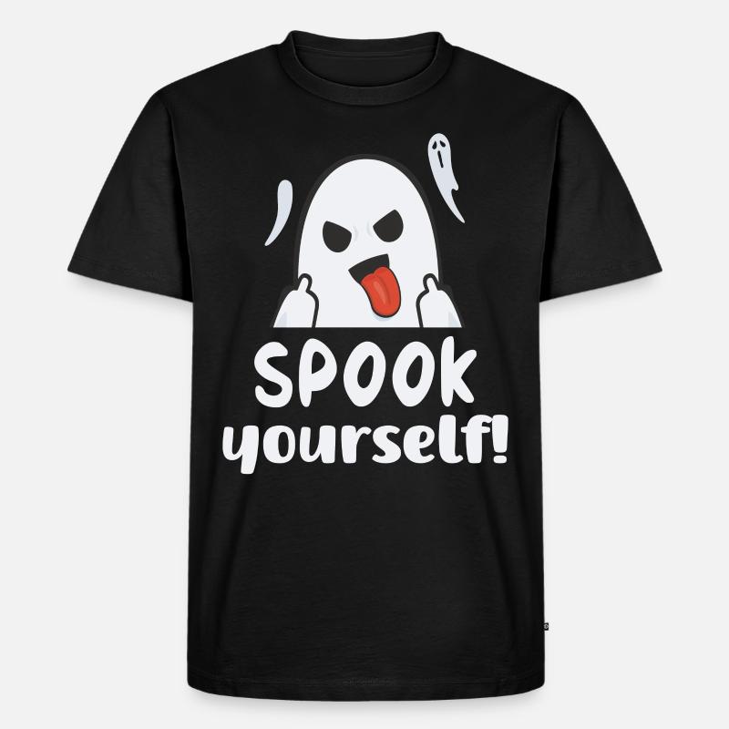 Spook yourself - Männer Premium Bio T-Shirt - Schwarz