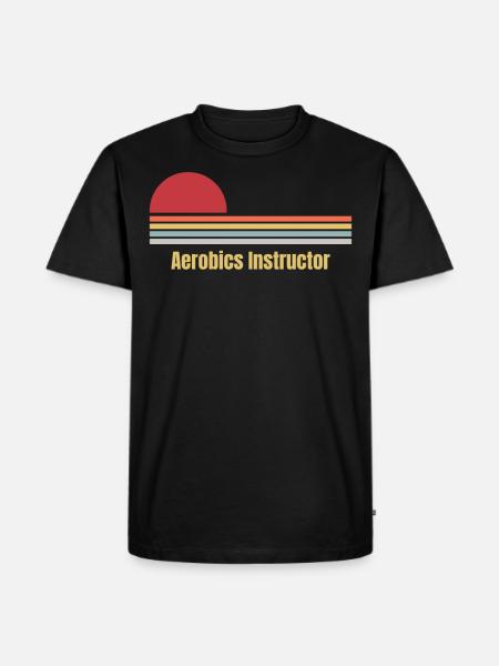 Aerobics Instructor - Men's Premium Organic T-Shirt - black
