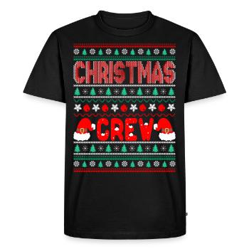 Équipe de Noël Weihnachten - T-shirt Premium bio Homme - noir - Devant - Nico (187cm)