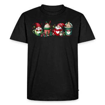 Café de Noël - Café de Noël pour femmes drôles - T-shirt Premium bio Homme - noir - Devant - Nico (187cm)