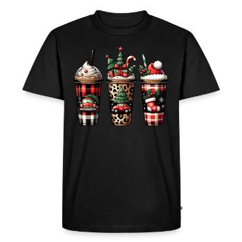 Café de Noël - Café de Noël pour femmes drôles - T-shirt Premium bio Homme - noir - Devant - Nico (187cm)