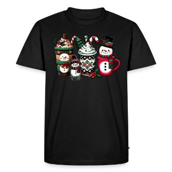 Café de Noël - Café de Noël pour femmes drôles - T-shirt Premium bio Homme - noir - Devant - Nico (187cm)