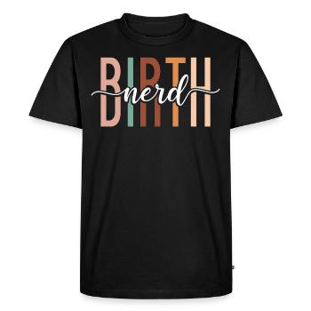 LD Labour And Delivery Nurse - Men's Premium Organic T-Shirt - black - Front - Nico (187cm)