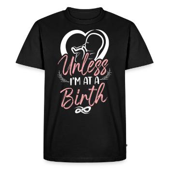 LD Labour And Delivery Nurse - Men's Premium Organic T-Shirt - black - Front - Nico (187cm)