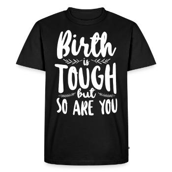 LD Labour And Delivery Nurse - Men's Premium Organic T-Shirt - black - Front - Nico (187cm)