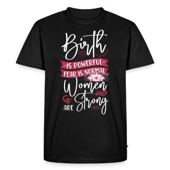 LD Labour And Delivery Nurse - Men's Premium Organic T-Shirt - black - Front - Nico (187cm)