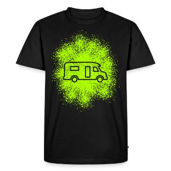 Semi-integrated motorhome semi-integrated living area - Men's Premium Organic T-Shirt - black - Front - Nico (187cm)