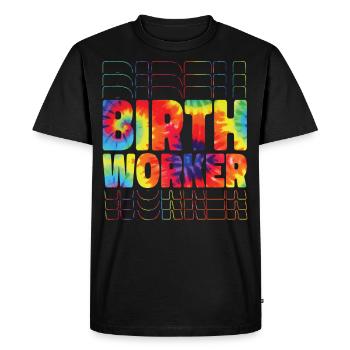 LD Labour And Delivery Nurse - Men's Premium Organic T-Shirt - black - Front - Nico (187cm)
