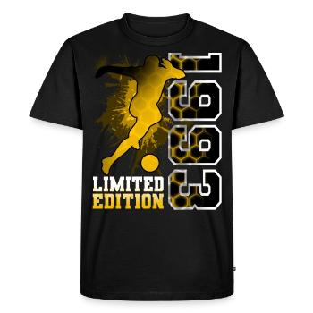 1993 Year of birth Birthday Football - Men's Premium Organic T-Shirt - black - Front - Nico (187cm)