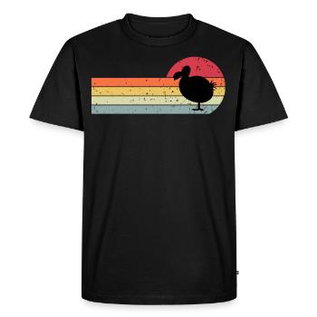 Dodo - T-shirt Premium bio Homme - noir - Devant - Nico (187cm)