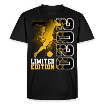 2020 Année de naissance Anniversaire Football - T-shirt Premium bio Homme - noir - Devant - Nico (187cm)