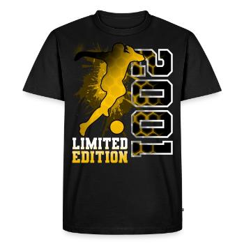 2001 Année de naissance Anniversaire Football - T-shirt Premium bio Homme - noir - Devant - Nico (187cm)
