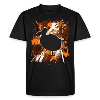 Dodo - T-shirt Premium bio Homme - noir - Devant - Nico (187cm)