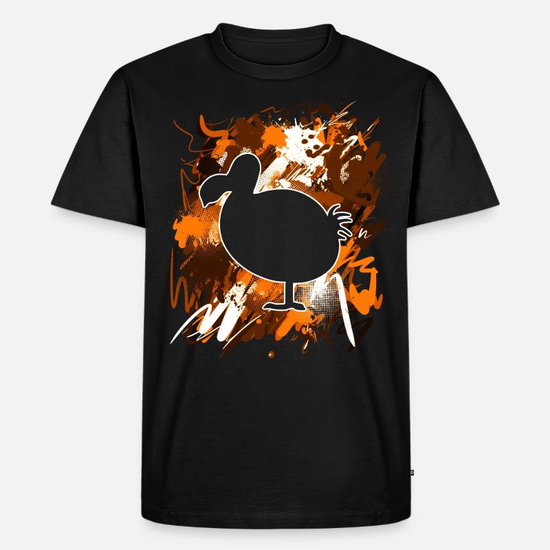 Dodo - Männer Premium Bio T-Shirt - Schwarz