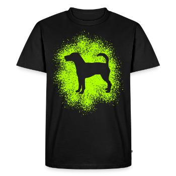 Parson Russell Terrier – For true dog lovers - Men's Premium Organic T-Shirt - black - Front - Nico (187cm)