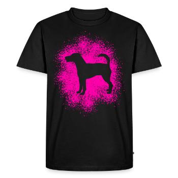 Parson Russell Terrier – For true dog lovers - Men's Premium Organic T-Shirt - black - Front - Nico (187cm)
