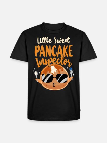 Pancake Lover Kids Little Sweet - Men's Premium Organic T-Shirt - black