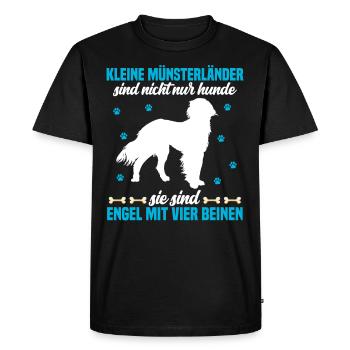 Little Münsterlander is not just a dog - Men's Premium Organic T-Shirt - black - Front - Nico (187cm)