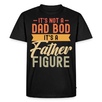 It's not a Dad Bod it's a Father Figure - Men's Premium Organic T-Shirt - black - Front - Nico (187cm)
