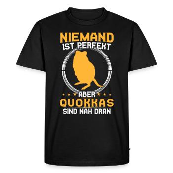 Les quokka sont des quokka marsupiaux parfaits - T-shirt Premium bio Homme - noir - Devant - Nico (187cm)
