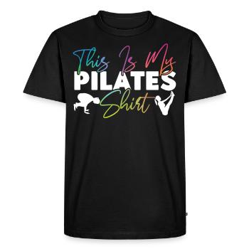 Instructeur de Pilates Professeur C’est - T-shirt Premium bio Homme - noir - Devant - Nico (187cm)