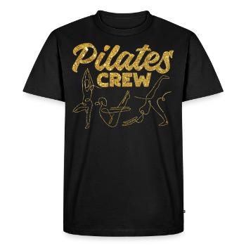 Instructeur de Pilates Professeur de Pilates - T-shirt Premium bio Homme - noir - Devant - Nico (187cm)