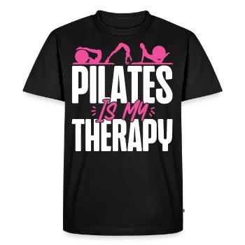Pilates Instructor Teacher Pilates - Men's Premium Organic T-Shirt - black - Front - Nico (187cm)