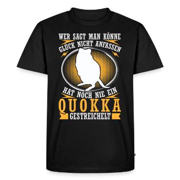 Quokka Quokka Marsupial de compagnie - T-shirt Premium bio Homme - noir - Devant - Nico (187cm)