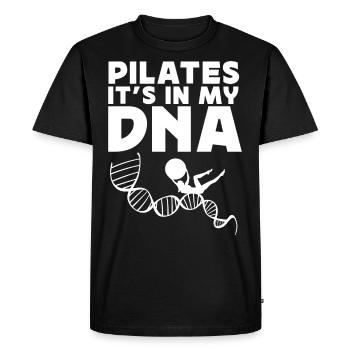 Pilates Instructor Teacher Pilates - Men's Premium Organic T-Shirt - black - Front - Nico (187cm)