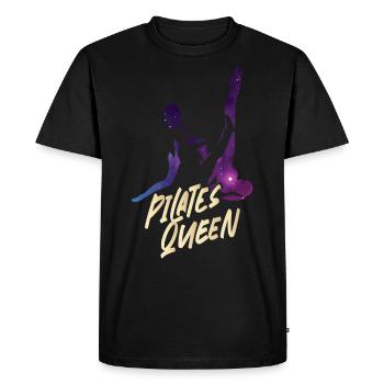 Instructeur de Pilates Professeur de Pilates - T-shirt Premium bio Homme - noir - Devant - Nico (187cm)