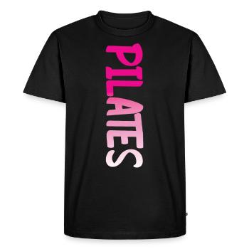 Instructeur de Pilates Professeur de Pilates - T-shirt Premium bio Homme - noir - Devant - Nico (187cm)