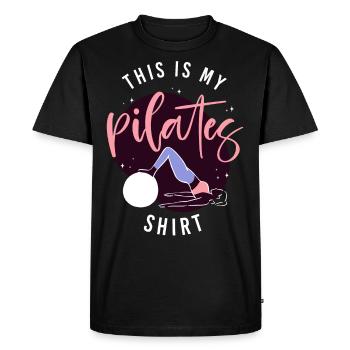 Instructeur de Pilates Professeur C’est - T-shirt Premium bio Homme - noir - Devant - Nico (187cm)