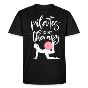 Pilates Instructor Teacher Pilates - Men's Premium Organic T-Shirt - black - Front - Nico (187cm)