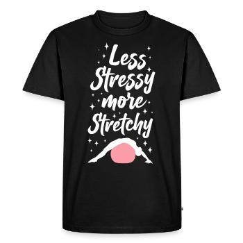 Pilates Instructeur Professeur Jeu de mots - T-shirt Premium bio Homme - noir - Devant - Nico (187cm)