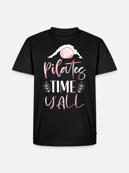 Instructeur de Pilates Professeur Fille - T-shirt Premium bio Homme - noir